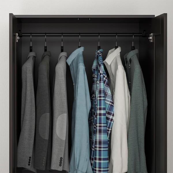 Dulap Ikea Brimnes 78 x 50 x 190 / DSP / Negru photo 5