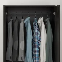 Dulap Ikea Brimnes 78 x 50 x 190 / DSP / Negru photo 5