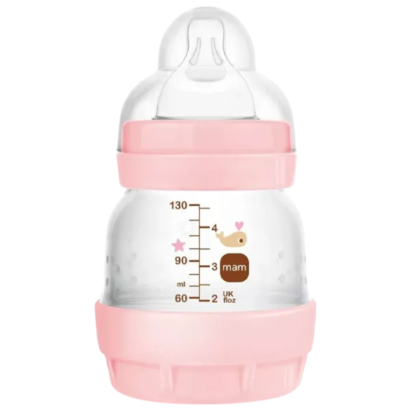Бутылочка для кормления MAM Perfect Start Sealife Для девочек / 0.13л / Розовый photo 1 Бутылочка для кормления MAM Perfect Start Sealife Для девочек / 0.13л / Розовый photo 1
