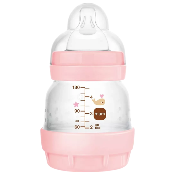 Бутылочка для кормления MAM Perfect Start Sealife Для девочек / 0.13л / Розовый photo 1 Бутылочка для кормления MAM Perfect Start Sealife Для девочек / 0.13л / Розовый photo 1