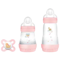 Biberon MAM Perfect Start Sealife Pentru fetițe / 0.13l / Pink photo 3