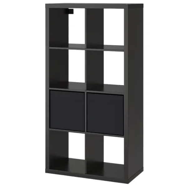 Стеллаж Ikea Kallax 147 x 77 x 39см cm / Полиэстер / Черный Коричневый photo 1