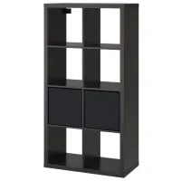 Стеллаж Ikea Kallax 147 x 77 x 39см cm / Полиэстер / Черный Коричневый