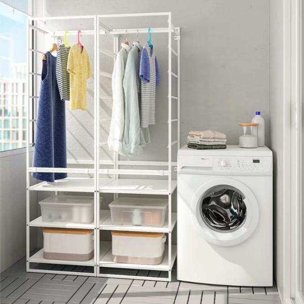 Etajeră Ikea Jonaxel White / Oțel photo 2 Etajeră Ikea Jonaxel White / Oțel photo 2