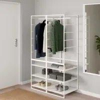 Стеллаж Ikea Jonaxel Белый / Cталь photo 4