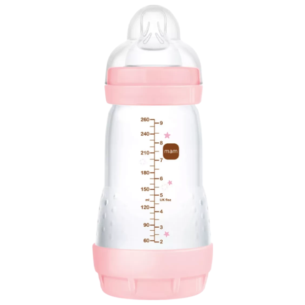 Бутылочка для кормления MAM Perfect Start Sealife Для девочек / 0.26л / Розовый photo 2 Бутылочка для кормления MAM Perfect Start Sealife Для девочек / 0.26л / Розовый photo 2