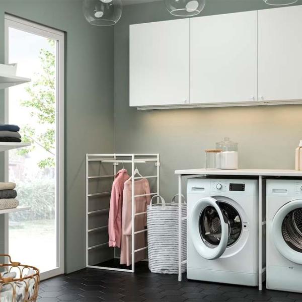 Стеллаж Ikea Jonaxel Белый / Cталь photo 3 Стеллаж Ikea Jonaxel Белый / Cталь photo 3