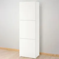 Шкаф Ikea Besta 60 x 42см x 193 / ДСП / Белый photo 3