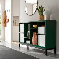 Etajeră Ikea Kallax 94 x 147 x 39 cm / PAL / Dark Green photo 2