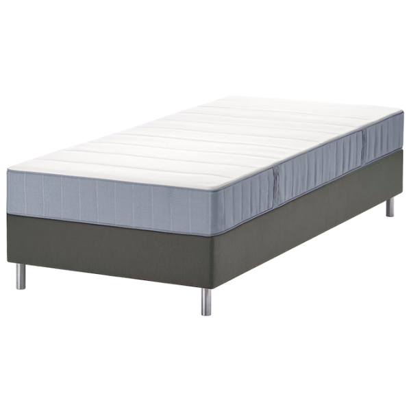 Кровать Ikea Lyngor/Vesteroy/Bjorli 90 x 200 см / Массив / Серый photo 1