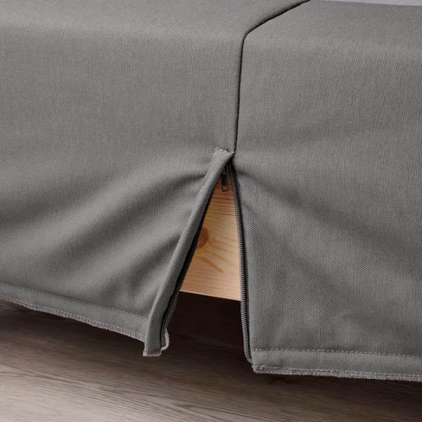 Кровать Ikea Lyngor/Vesteroy/Bjorli 90 x 200 см / Массив / Серый photo 5