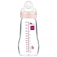 Biberon MAM Feel Good Forest Pentru fetițe / 0.26l / Pink photo 2