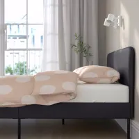 Кровать Ikea Slattum/Vissle 140 x 200 см / ЛДСП / Серый photo 2