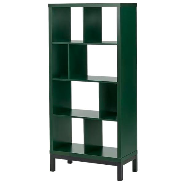 Стеллаж Ikea Kallax 164 x 77 x 39см cm / ЛДСП / Темно-зеленый photo 1