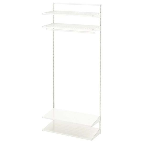 Etajeră Ikea Boaxel White / Oțel photo 1 Etajeră Ikea Boaxel White / Oțel photo 1