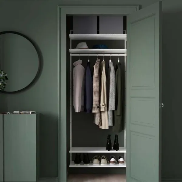 Etajeră Ikea Boaxel White / Oțel photo 2 Etajeră Ikea Boaxel White / Oțel photo 2