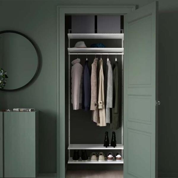 Etajeră Ikea Boaxel White / Oțel photo 2 Etajeră Ikea Boaxel White / Oțel photo 2