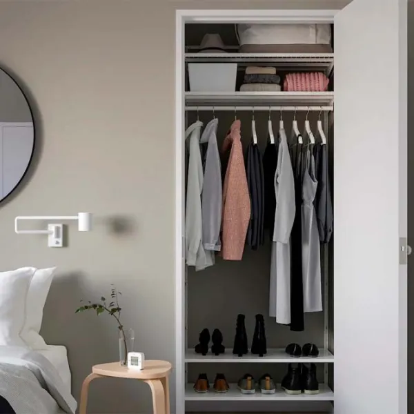 Etajeră Ikea Boaxel White / Oțel photo 3 Etajeră Ikea Boaxel White / Oțel photo 3