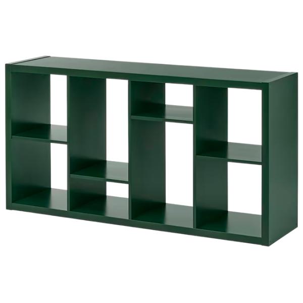 Стеллаж Ikea Kallax 77 x 147 x 39см cm / ЛДСП / Темно-зеленый photo 1