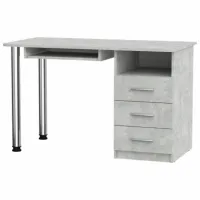 Офисный стол KompaniT СКМ- 9 ДСП/ Серый