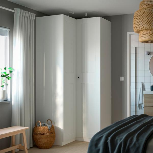 Dulap Ikea Pax/Grimo 110.5 x 110.5 x 236.4 / DSP / Alb photo 3