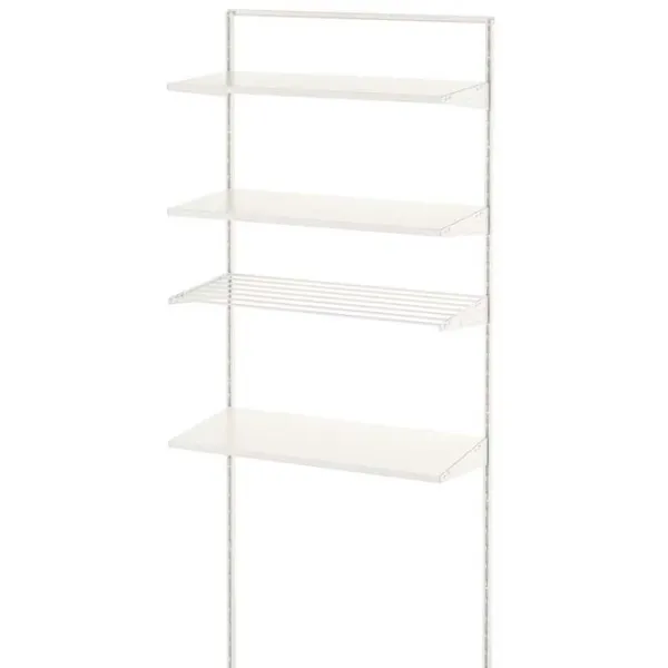 Etajeră Ikea Boaxel White / Oțel photo 1