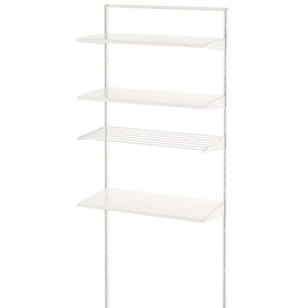 Etajeră Ikea Boaxel White / Oțel photo 1