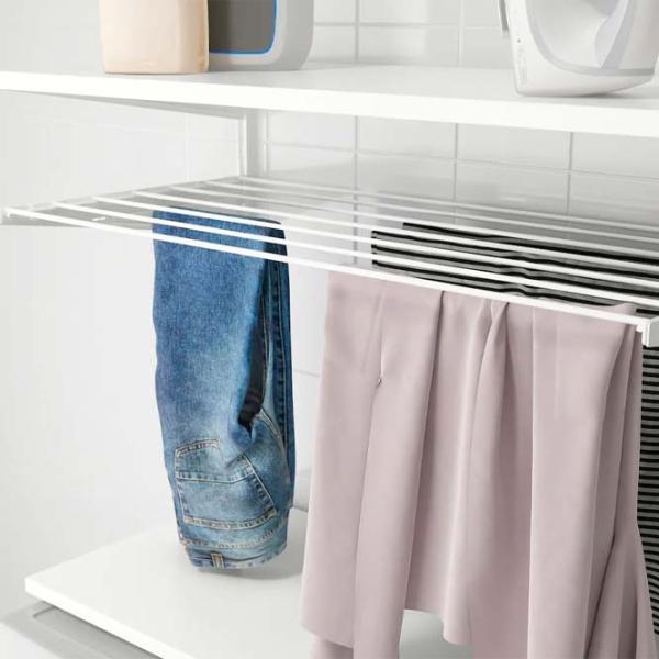 Etajeră Ikea Boaxel White / Oțel photo 5