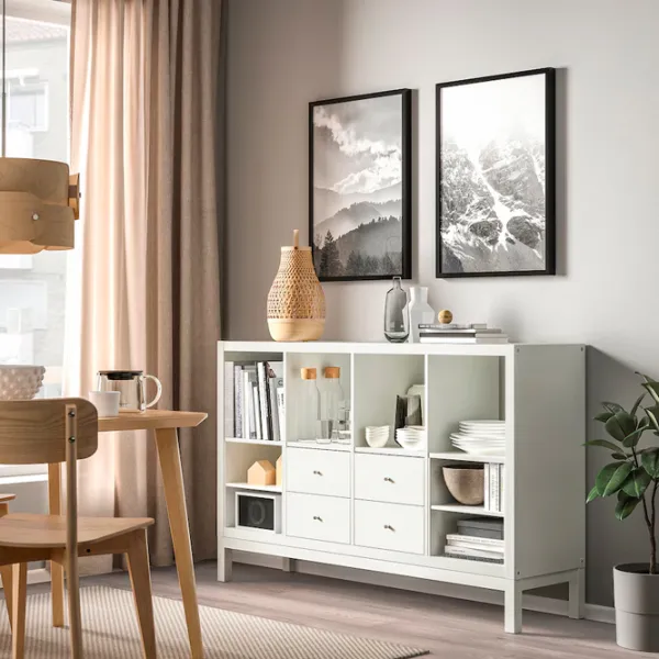 Стеллаж Ikea Kallax 94 x 147 x 39см cm / ЛДСП / White photo 2