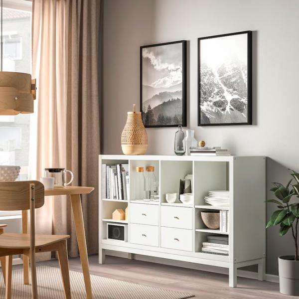 Стеллаж Ikea Kallax 94 x 147 x 39см cm / ЛДСП / White photo 2