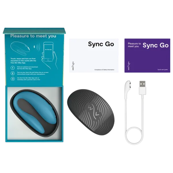 Вибратор We-Vibe Sync Go Синий photo 9