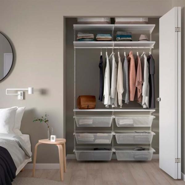 Etajeră Ikea Boaxel White / Oțel photo 3 Etajeră Ikea Boaxel White / Oțel photo 3