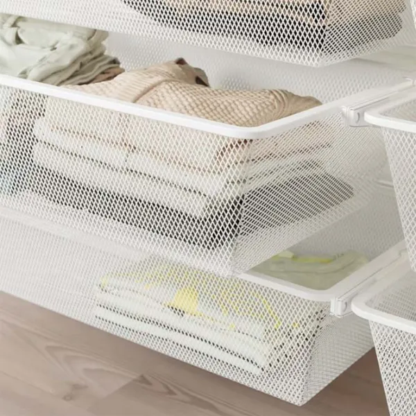 Etajeră Ikea Boaxel White / Oțel photo 4 Etajeră Ikea Boaxel White / Oțel photo 4