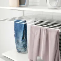 Etajeră Ikea Boaxel White / Oțel photo 5