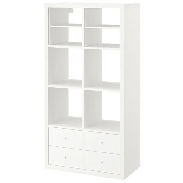 Стеллаж Ikea Kallax 147 x 77 x 39см cm / ЛДСП / White photo 1