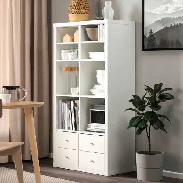 Стеллаж Ikea Kallax 147 x 77 x 39см cm / ЛДСП / White photo 2