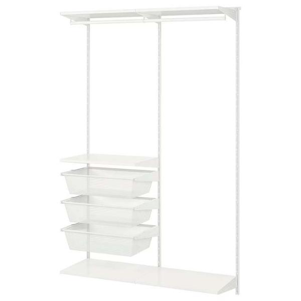 Стеллаж Ikea Boaxel Белый / ДСП  photo 1
