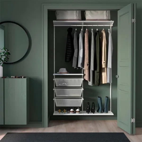 Стеллаж Ikea Boaxel Белый / ДСП  photo 2
