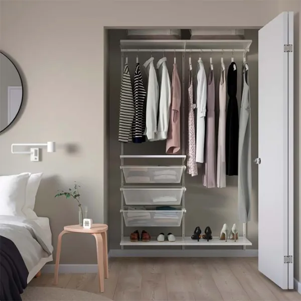 Стеллаж Ikea Boaxel Белый / ДСП  photo 3