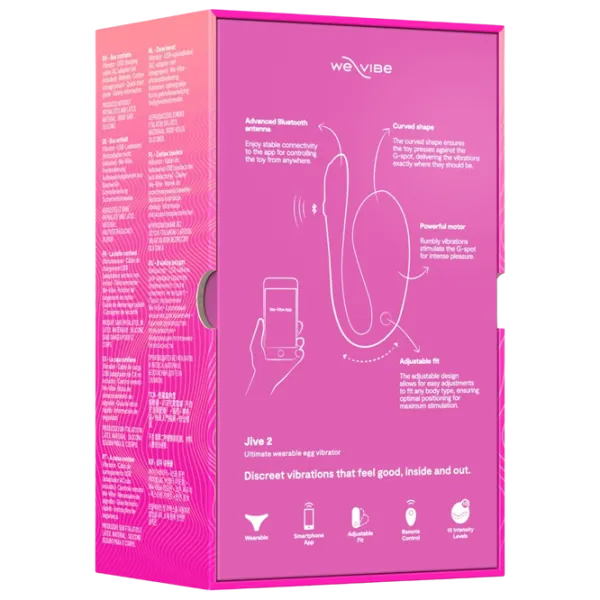 Вибратор We-Vibe Jive 2 Розовый photo 8 Вибратор We-Vibe Jive 2 Розовый photo 8