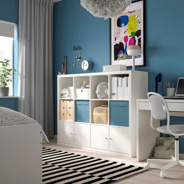 Стеллаж Ikea Kallax 112 x 147 x 39см cm / ДСП меламин / White photo 2