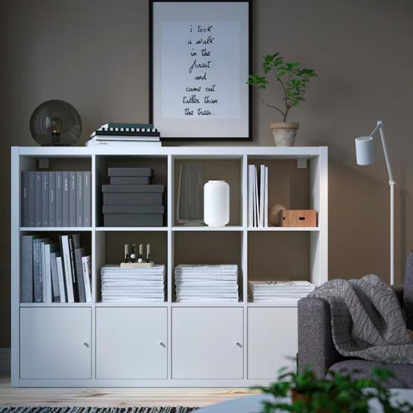 Стеллаж Ikea Kallax 112 x 147 x 39см cm / ДСП меламин / White photo 4