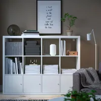 Стеллаж Ikea Kallax 112 x 147 x 39см cm / ДСП меламин / White photo 4