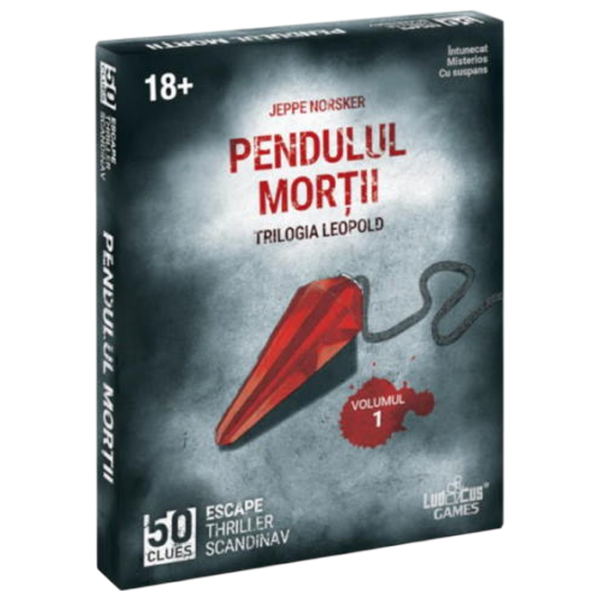 Настольная игра Ludicus Games 50 Clues: The Pendulum of the Dead 18+/ Логическая игра photo 1