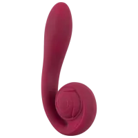 Vibrator Rosenrot Bendable Spot-on Red
