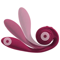 Vibrator Rosenrot Bendable Spot-on Red photo 6