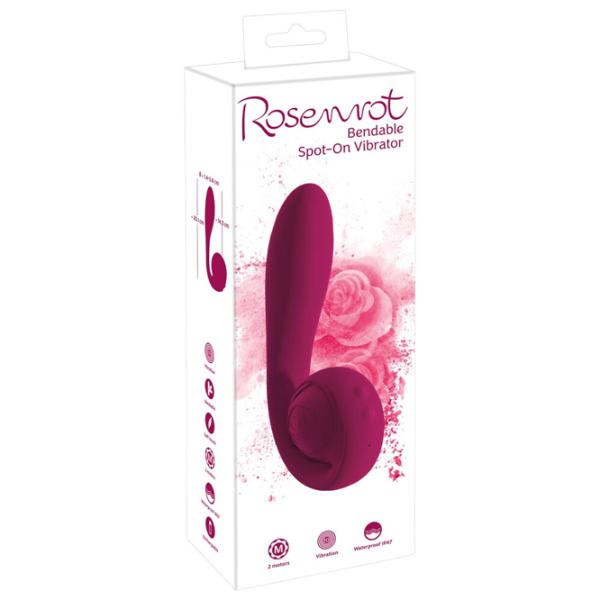 Вибратор Rosenrot Bendable Spot-on Красный photo 8 Вибратор Rosenrot Bendable Spot-on Красный photo 8