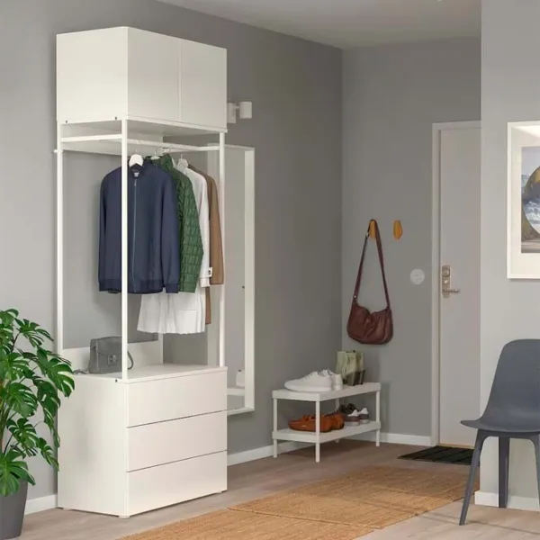 Etajeră Ikea Platsa White / MDF photo 2
