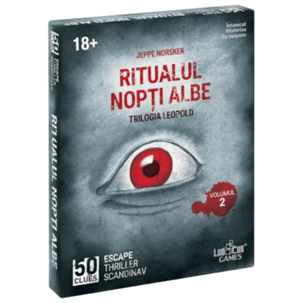Joc de masă Ludicus Games 50 Clues: White Sleep 18+/ Joc de logică photo 1 Joc de masă Ludicus Games 50 Clues: White Sleep 18+/ Joc de logică photo 1