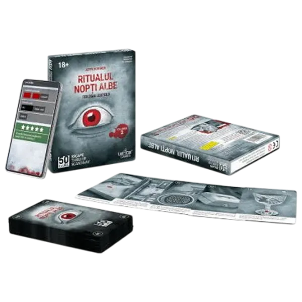 Joc de masă Ludicus Games 50 Clues: White Sleep 18+/ Joc de logică photo 2 Joc de masă Ludicus Games 50 Clues: White Sleep 18+/ Joc de logică photo 2